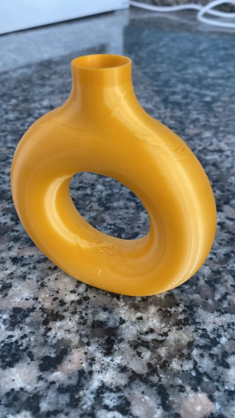Vase circulaire creux nordique  vase beignet