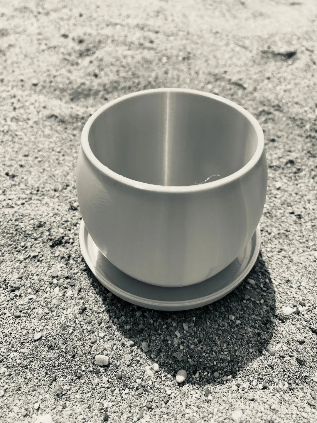 Pot de fleurs rond auto-arrosant  Jardinière