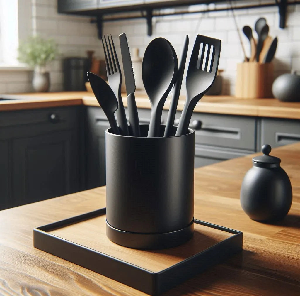 Support Moderne pour Ustensiles de Cuisine