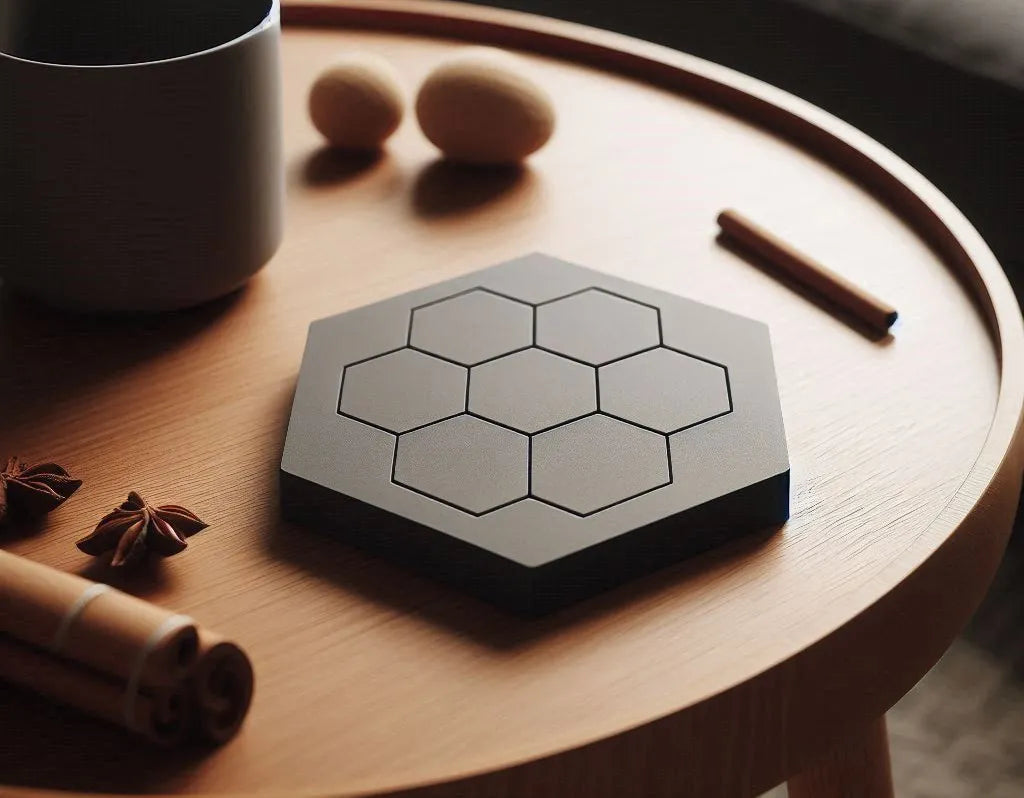 Sous-verres hexagonaux Épurées