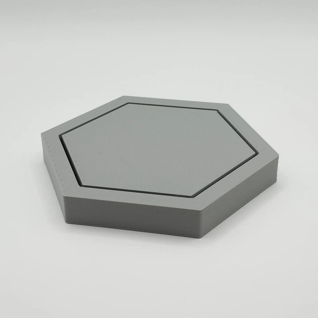 Sous-verre de forme hexagonale