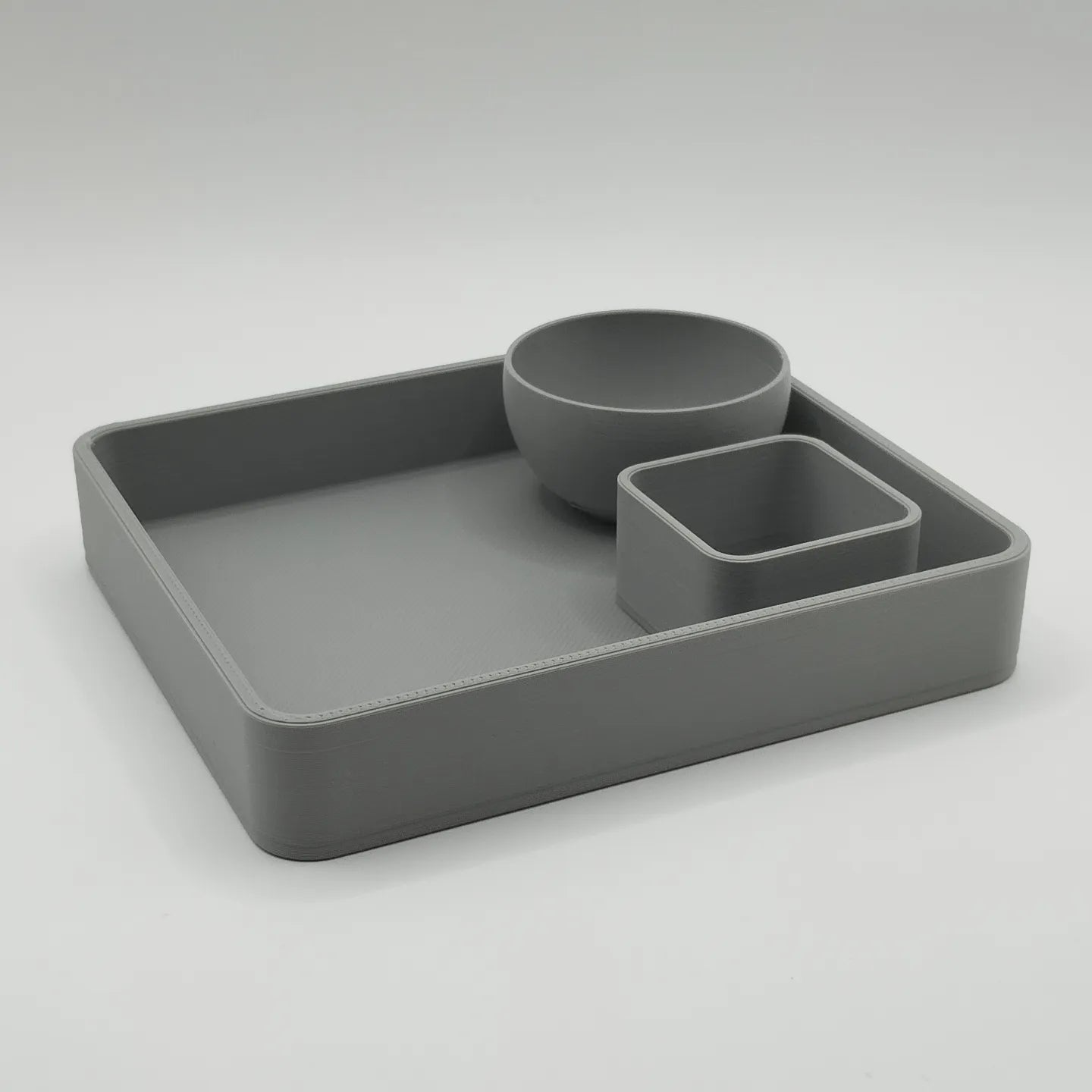 Support de télécommande Design  Plateau avec deux bols