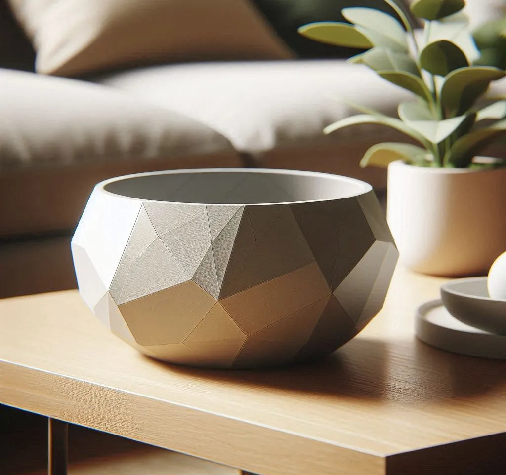 Bol en poly faible Diamant pressé
