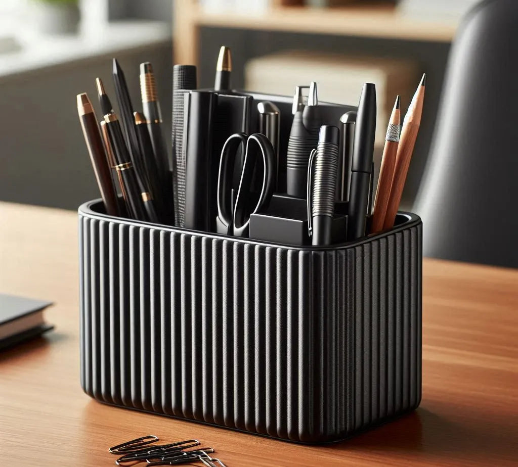 Organiseur de Bureau à Design Côtelé