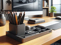 Plateau et porte-crayons organisateur de bureau au design Moderne