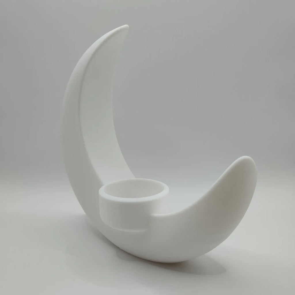 Objet décoratif en forme de croissant de lune  vase  récipient