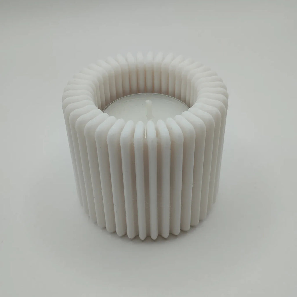 Bougie à côtes Moderne  Porte-bougie chauffe-plat