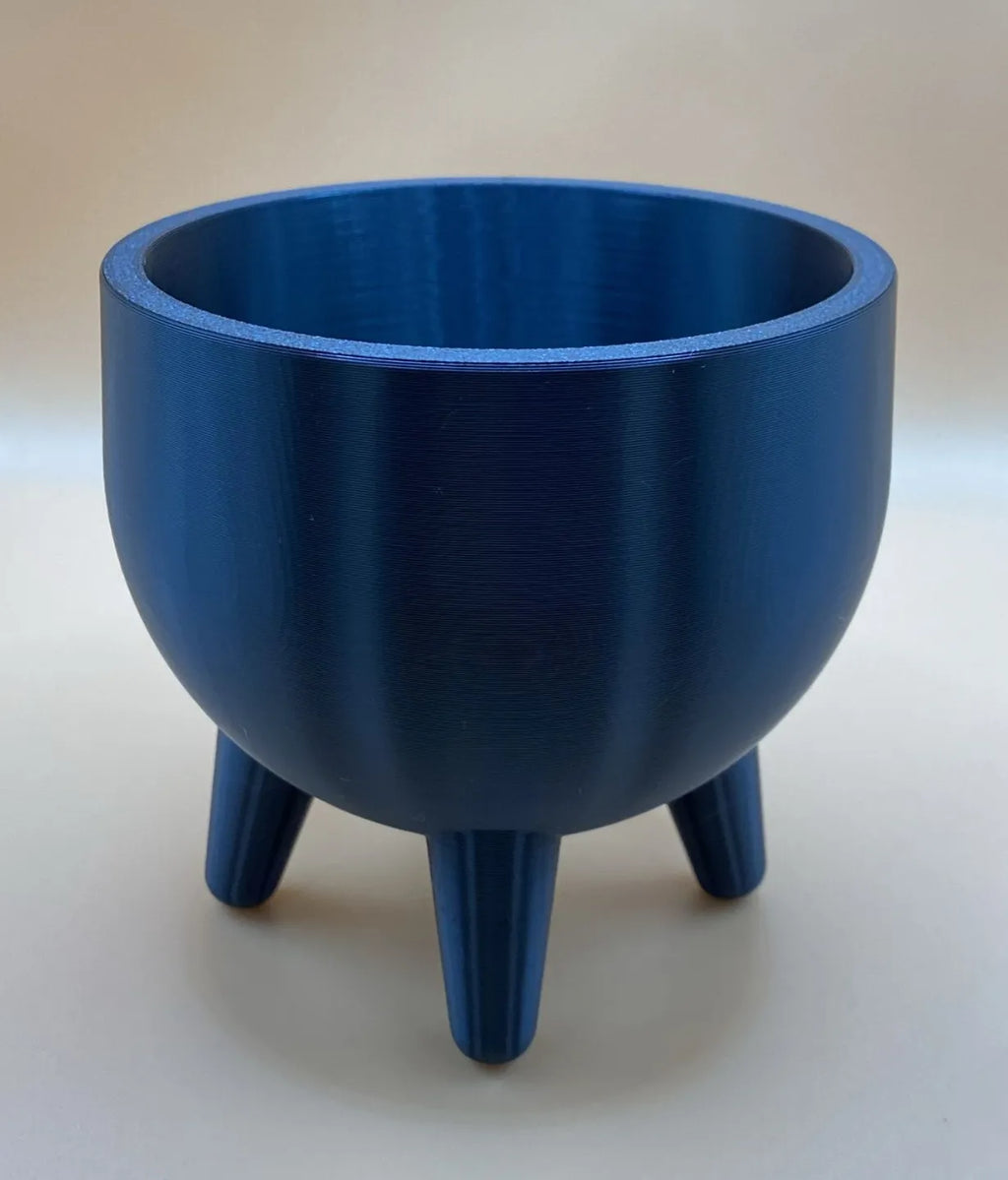 Pot de plante mi-siècle design avec pieds