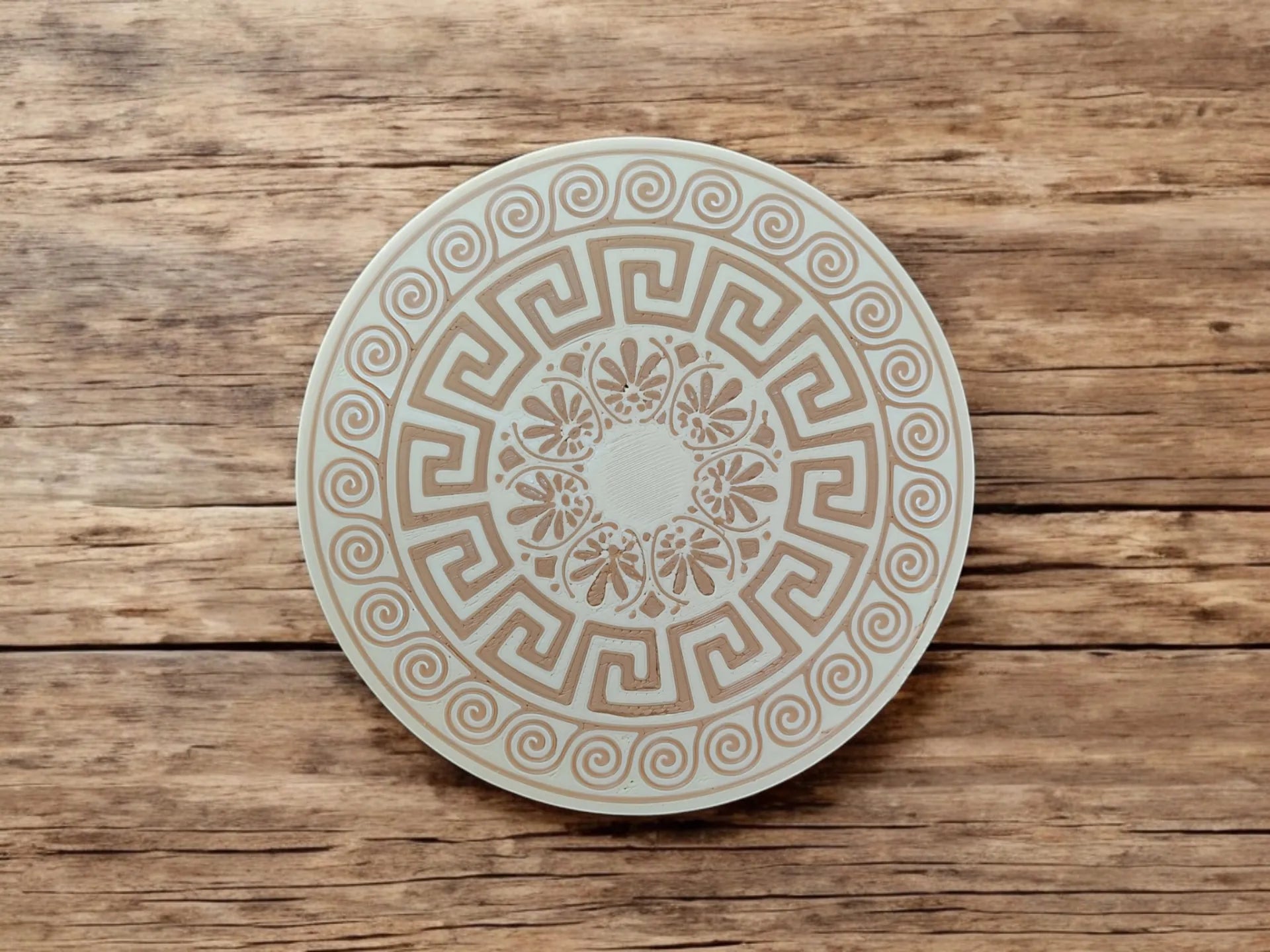 Ensemble de dessous-de-verre de design grec