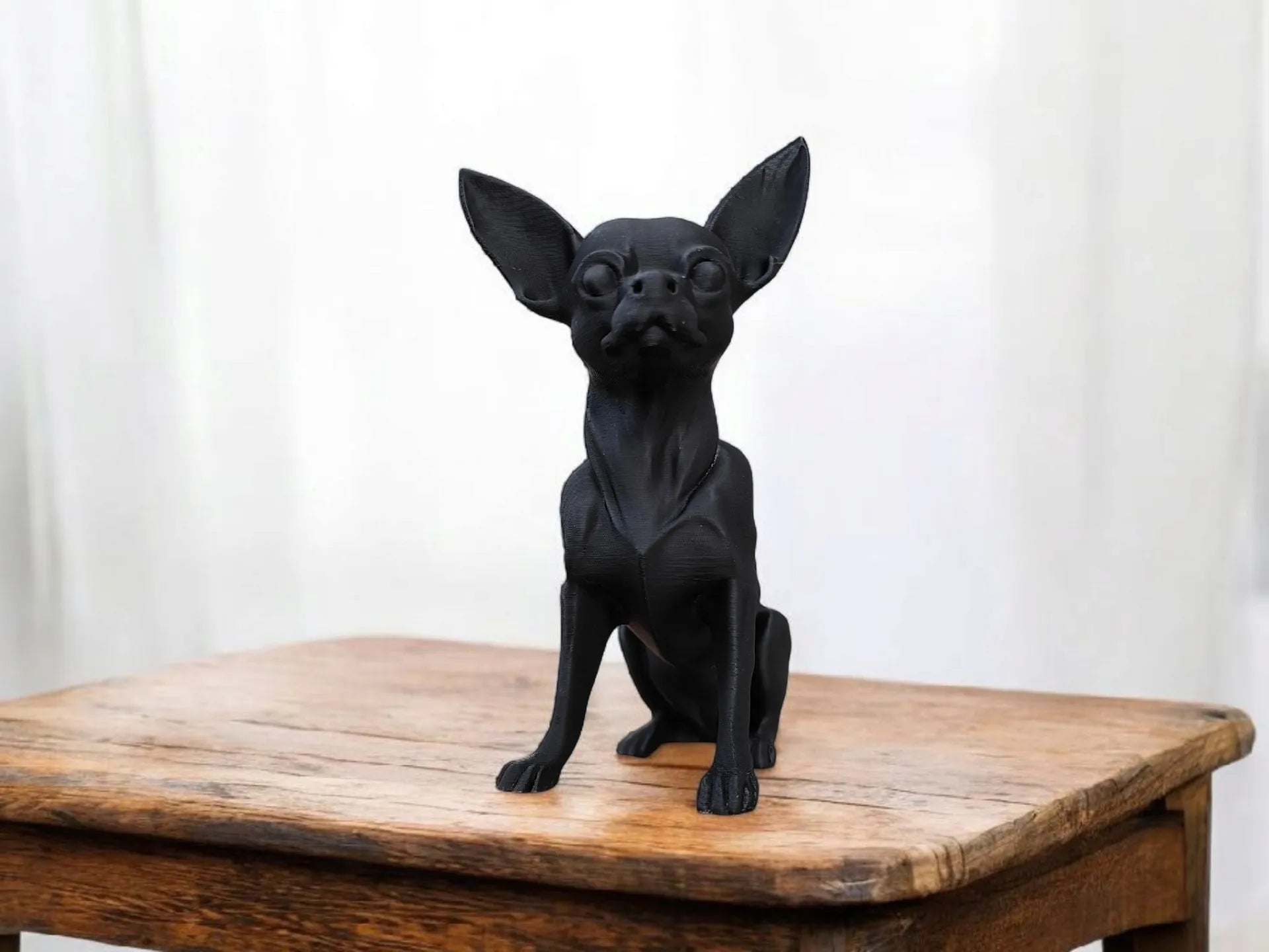 Sculpture Épurée de chihuahua  statue de chihuahua