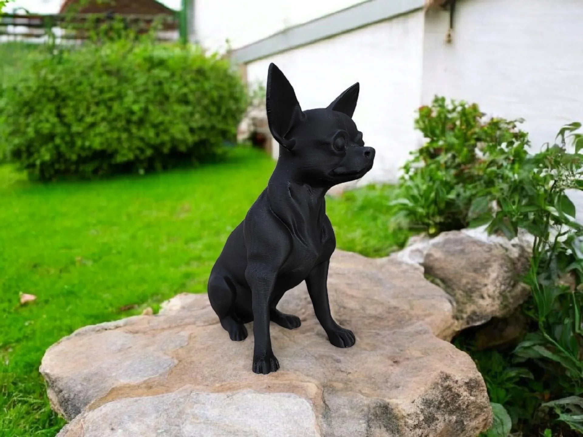 Sculpture Épurée de chihuahua  statue de chihuahua
