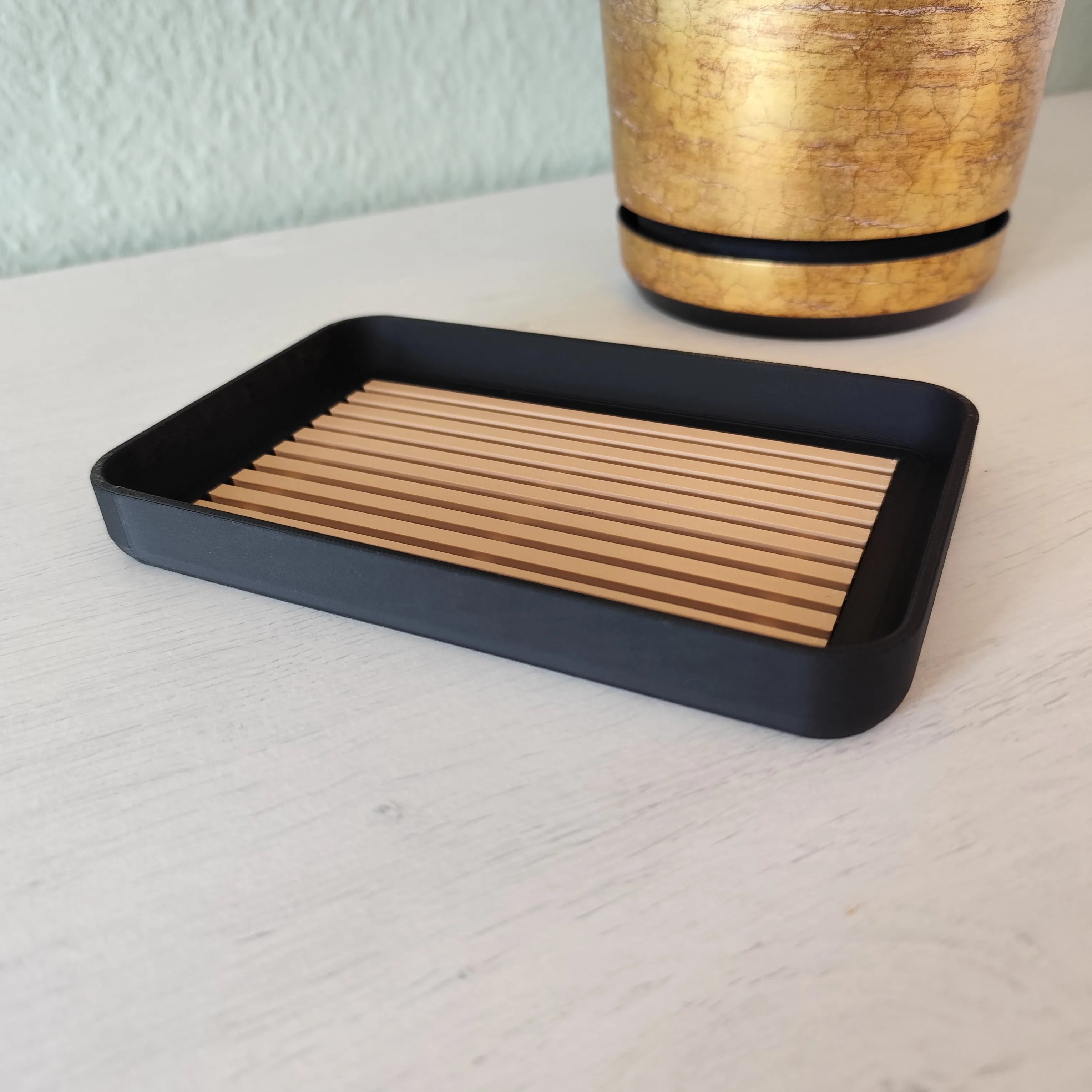 Porte-savon Moderne avec insert égouttoir