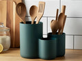 Support Moderne pour ustensiles de cuisine à trois compartiments