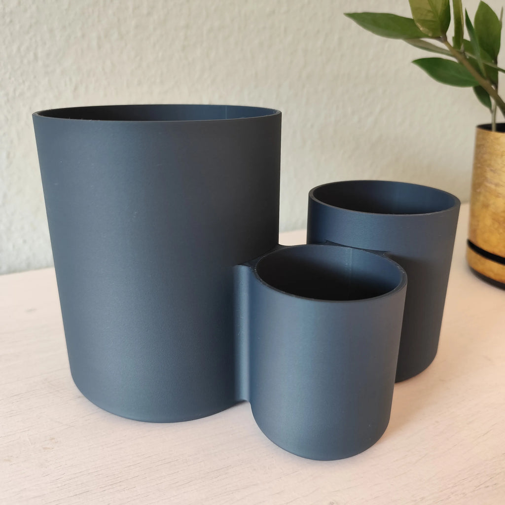 Support Moderne pour ustensiles de cuisine à trois compartiments