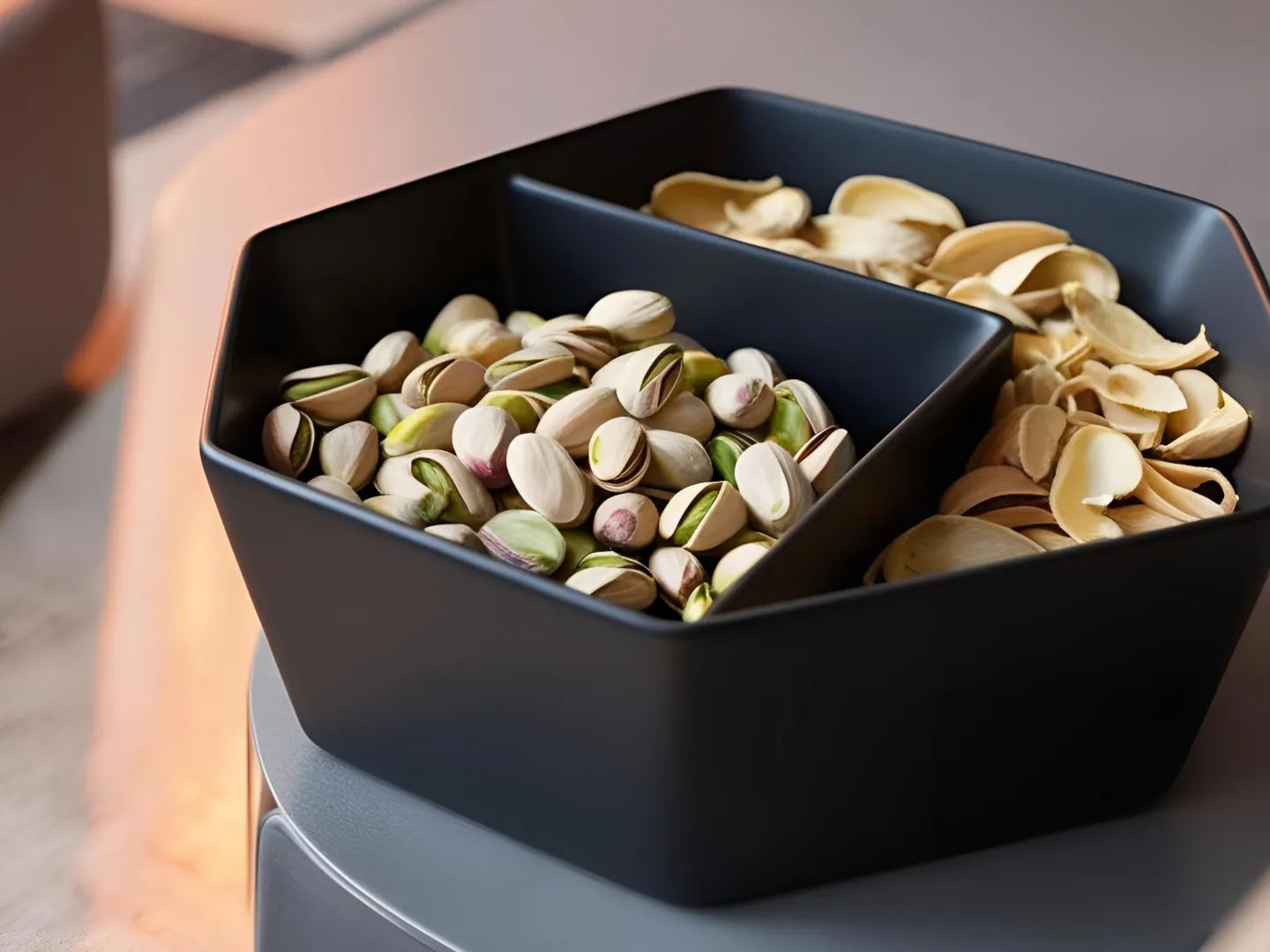 Bol à pistaches Épurée à deux compartiments