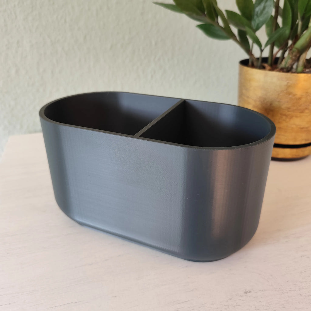 Support Moderne pour ustensiles de cuisine à 2 compartiments