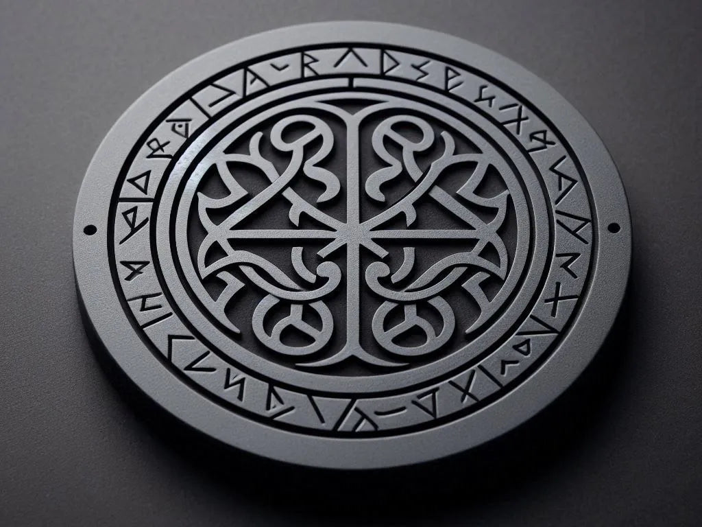 Sous-verres à boissons et à café « Pierre runique »