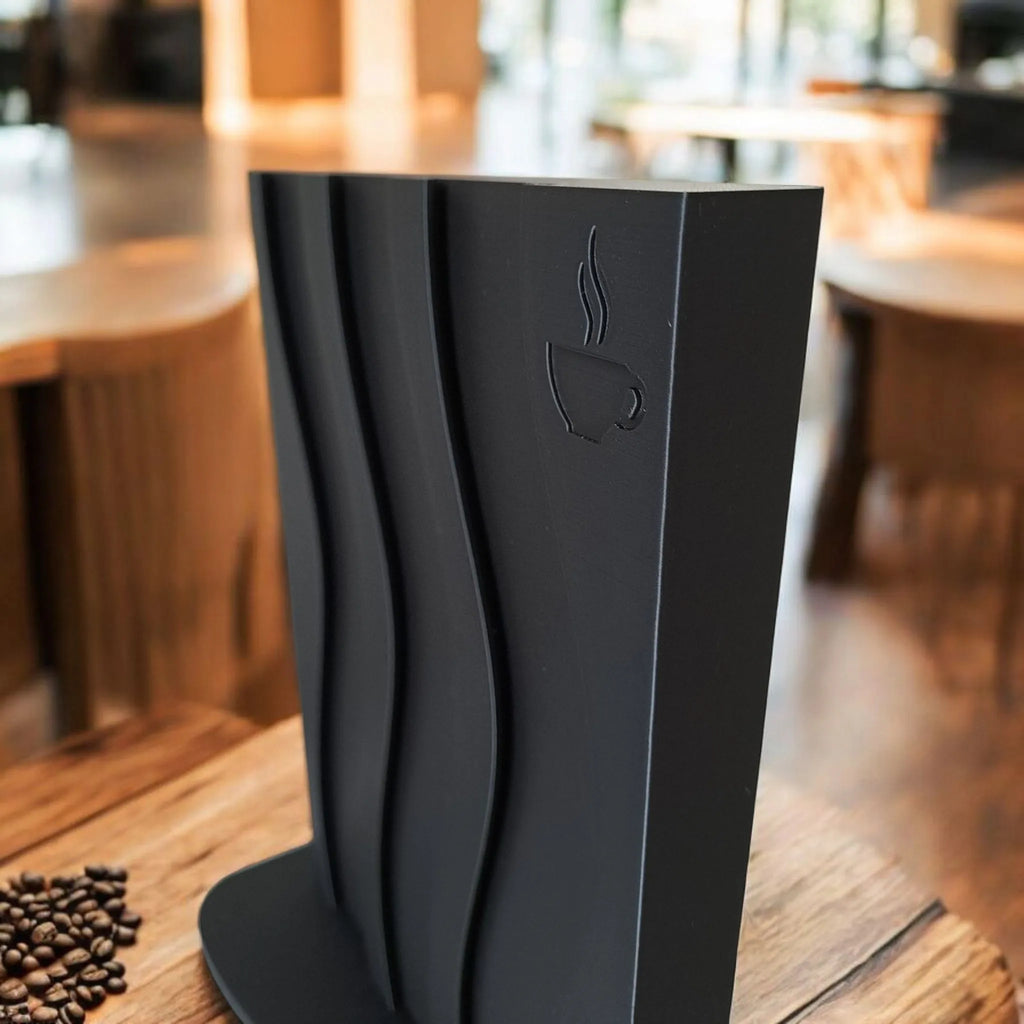 Support et organisateur de capsules Nespresso au design ondulé