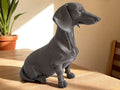Figurine de teckel Épurée Moderne  Sculpture