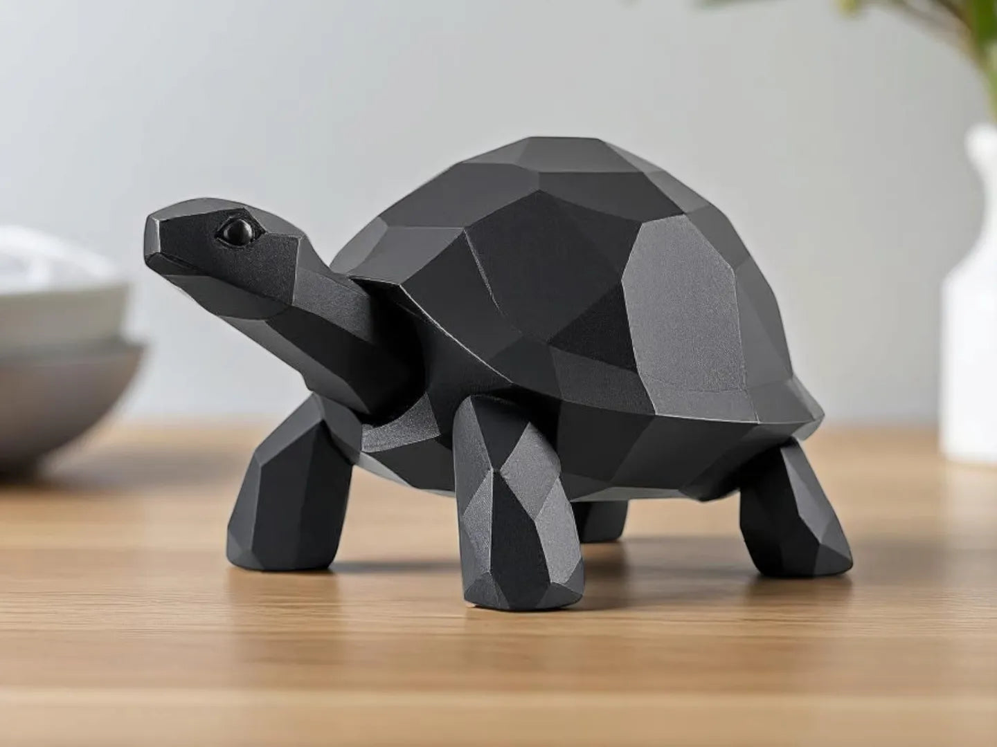 Tortue basse poly marchante