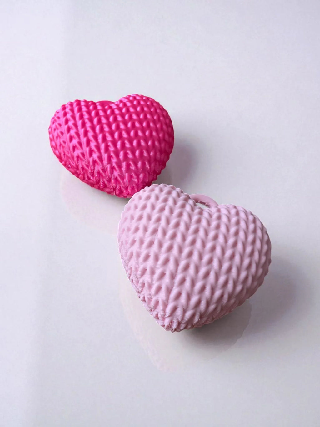 Adorable Porte-clés Tricoté en Forme de Cœur (Pas d'assemblage)