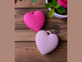 Adorable Porte-clés Tricoté en Forme de Cœur (Pas d'assemblage)
