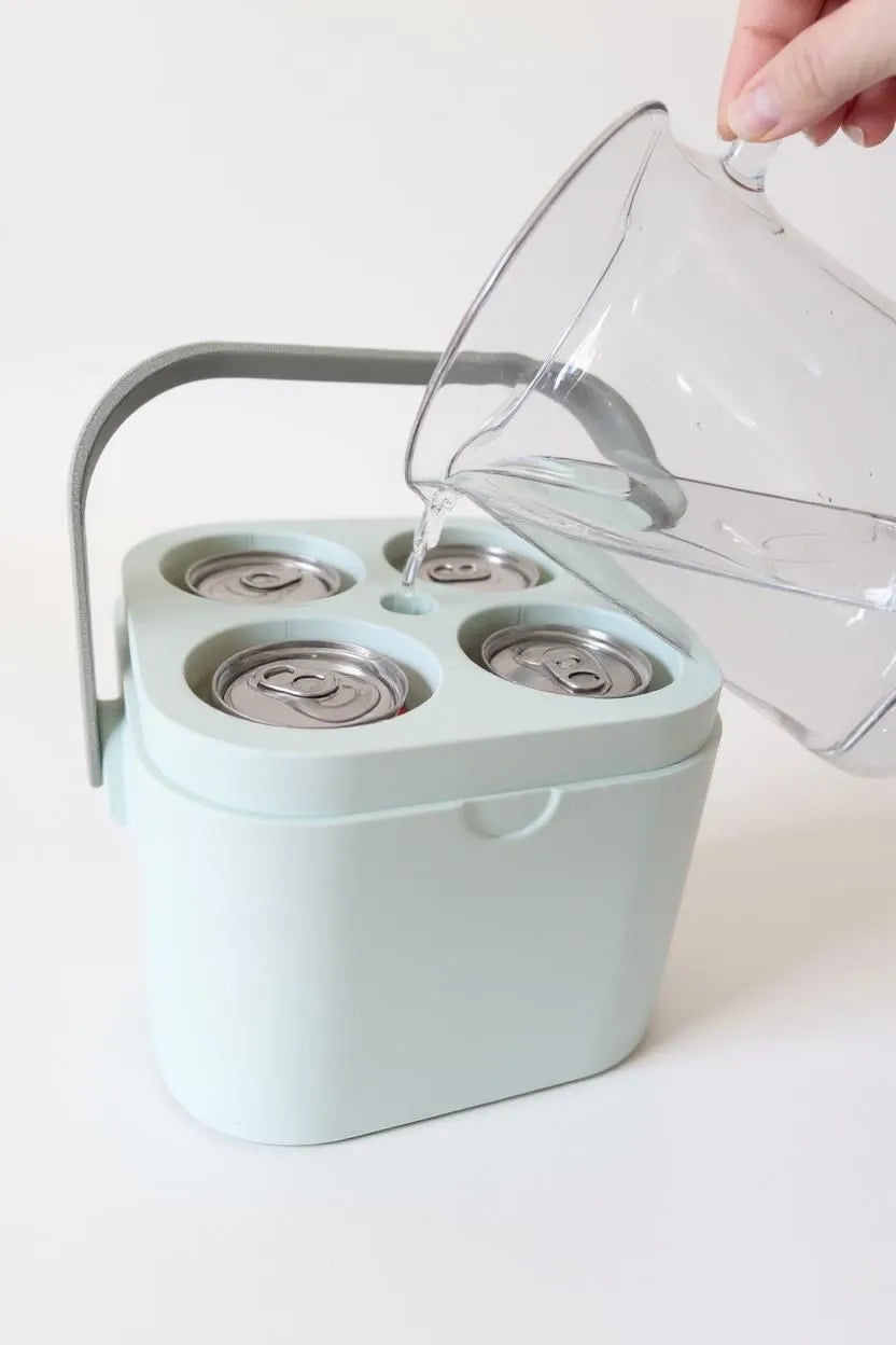 Glacière Cube Congelable - 4 Canettes 12oz  Chambre à Eau