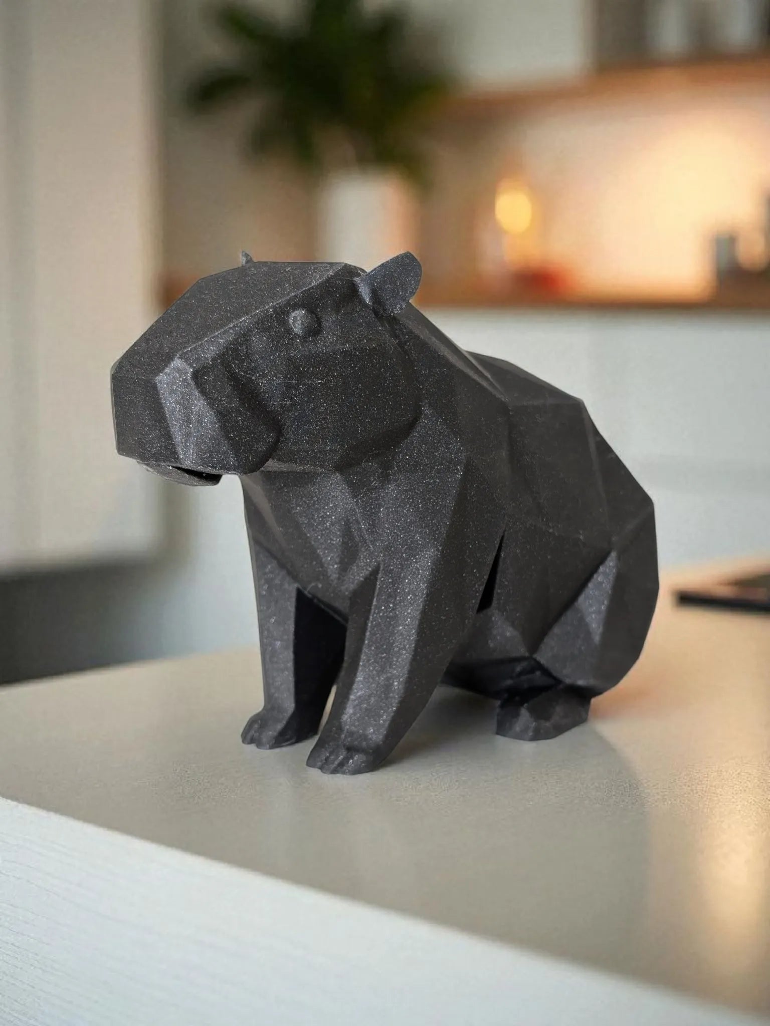 Figurine Décorative Capybara Géométrique