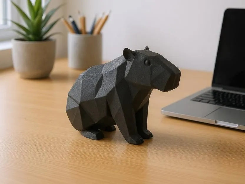 Figurine Décorative Capybara Géométrique