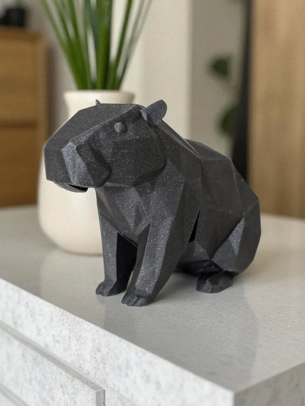 Figurine Décorative Capybara Géométrique