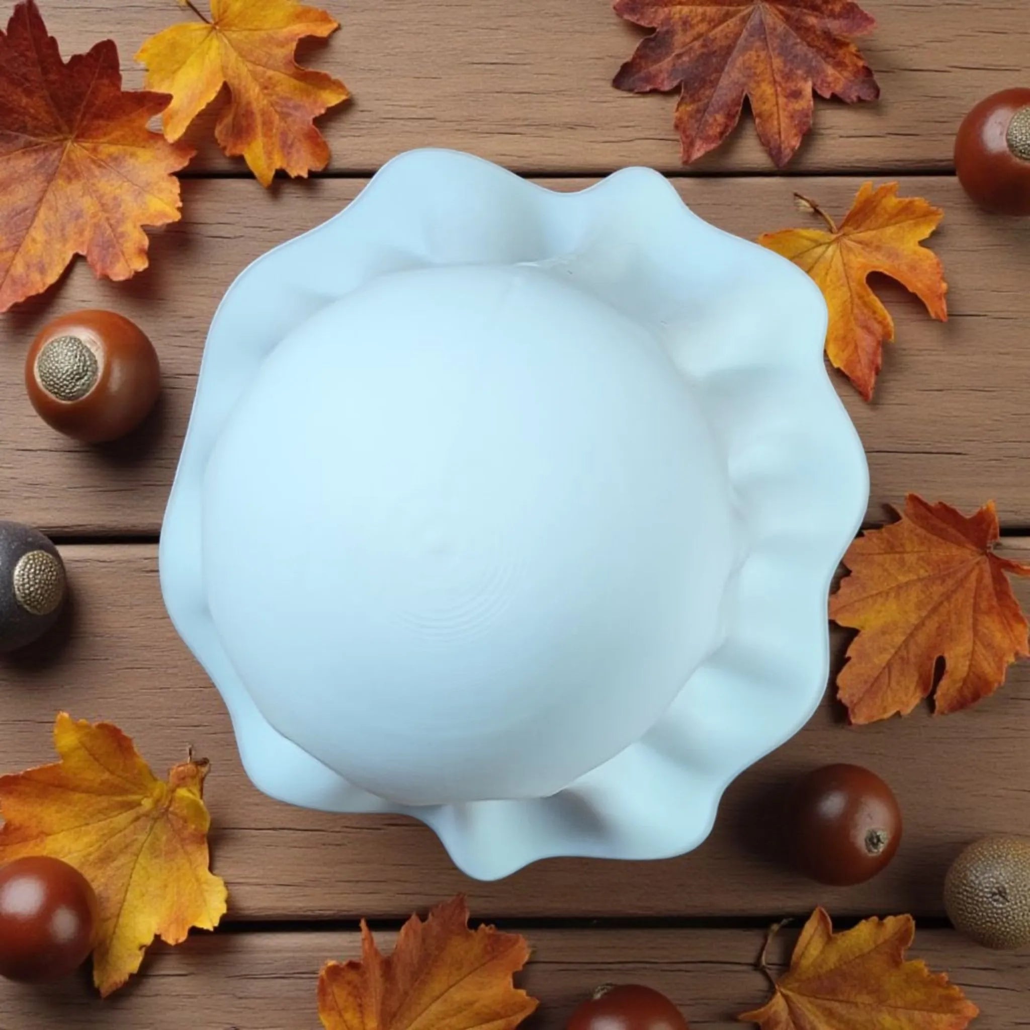 Petit fantôme d'Halloween (compatible avec bougie LED chauffe-plat)
