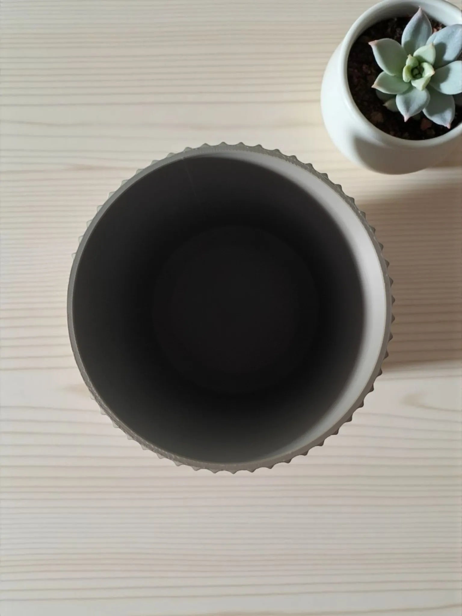 Porte-ustensiles de cuisine nervuré Moderne