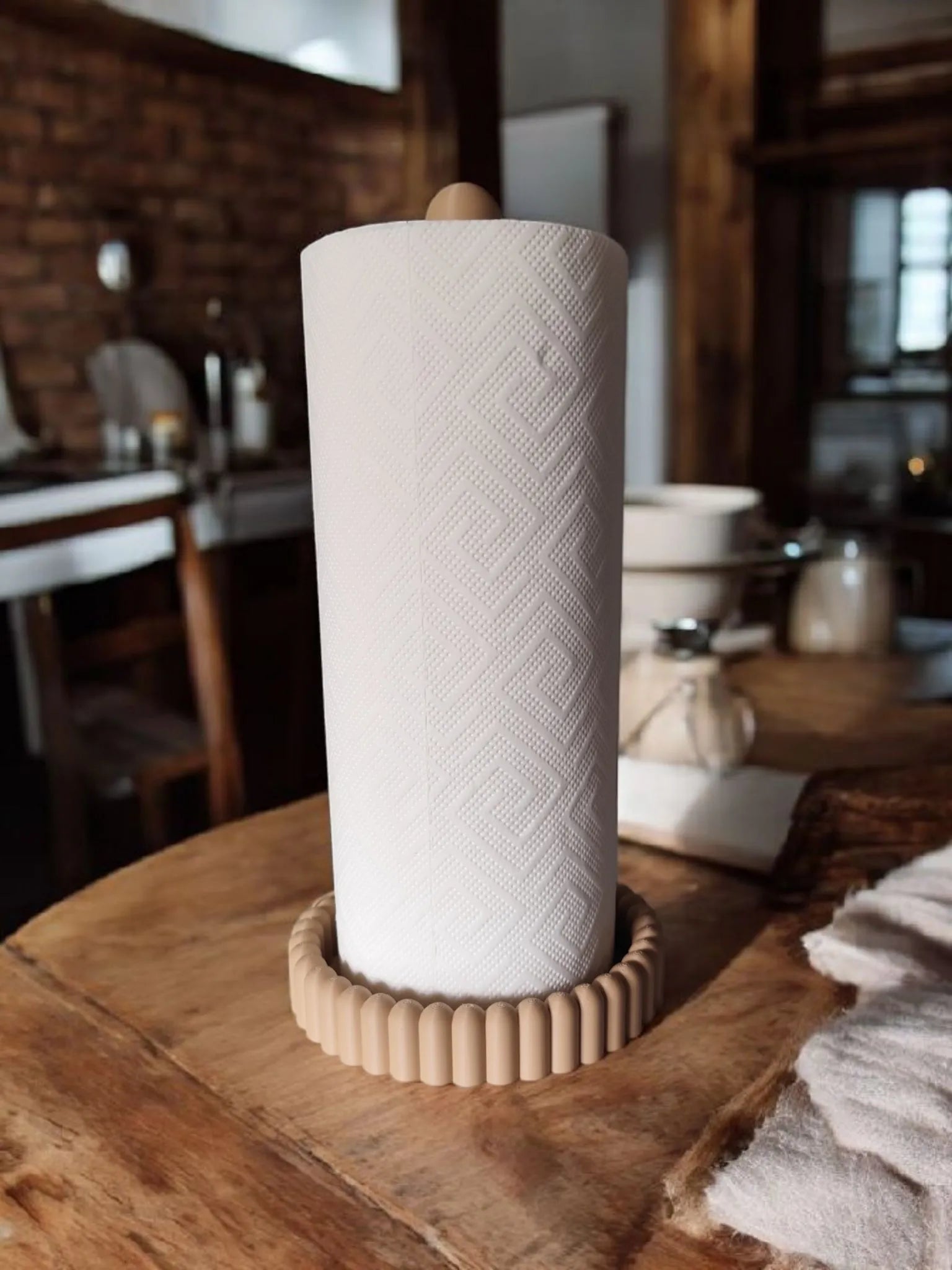 Support pour rouleau de cuisine ou essuie-tout - 2 Hauteurs
