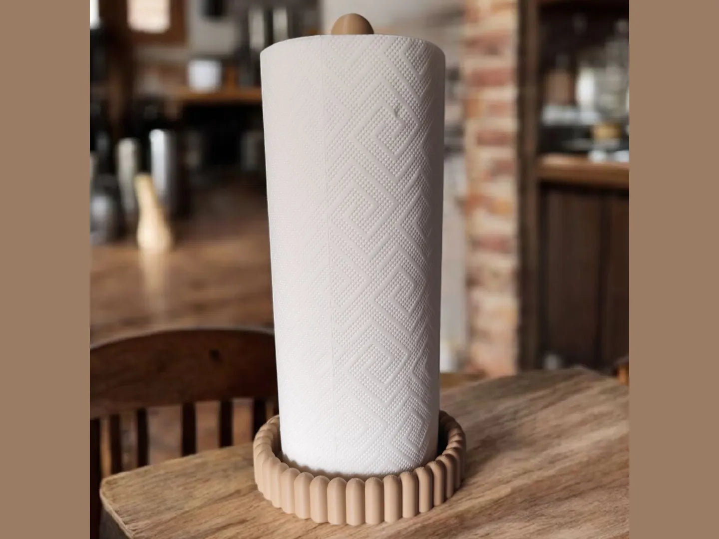 Support pour rouleau de cuisine ou essuie-tout - 2 Hauteurs