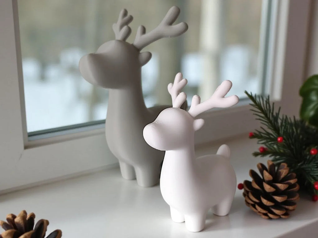 Jolie décoration de renne de Noël Épurée