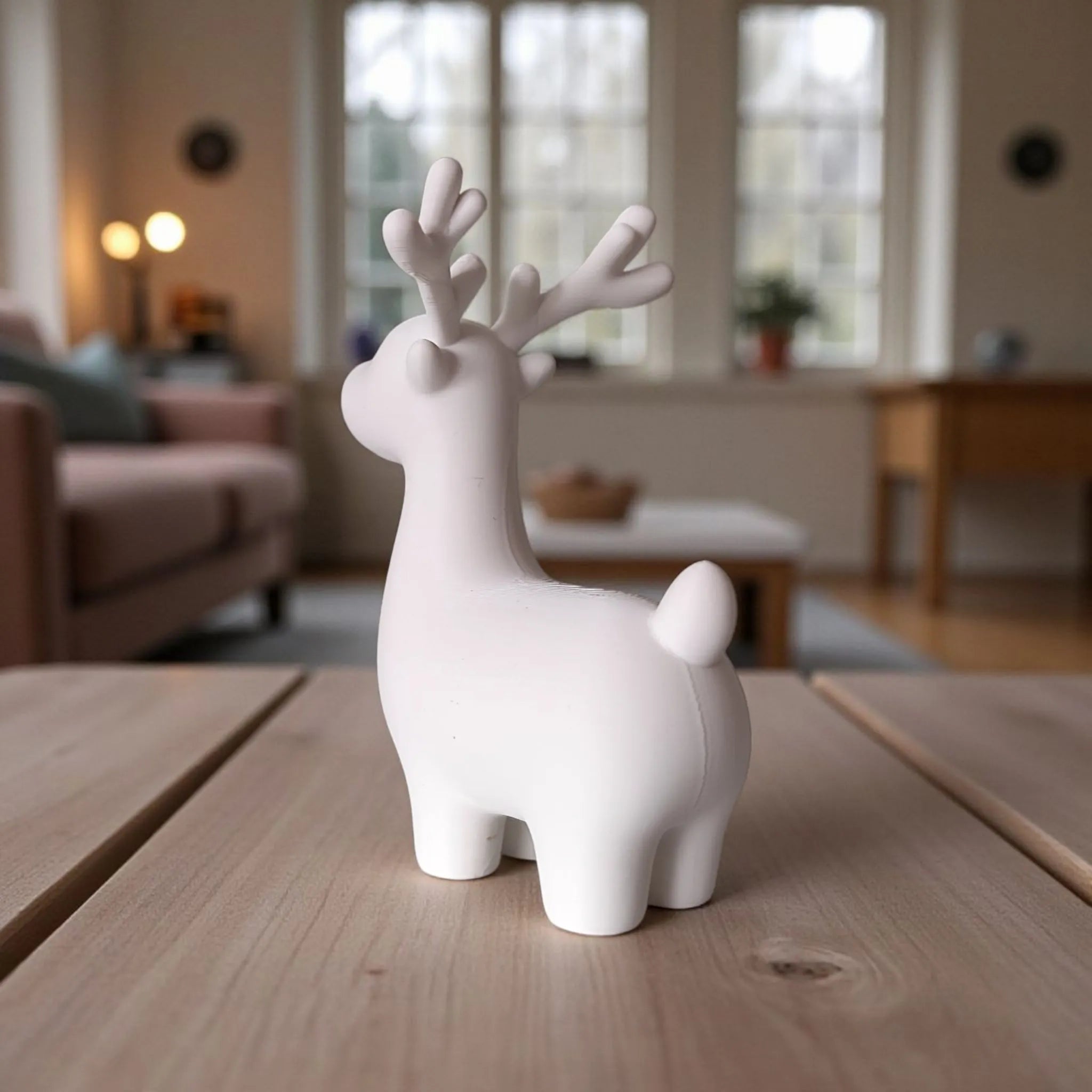 Jolie décoration de renne de Noël Épurée