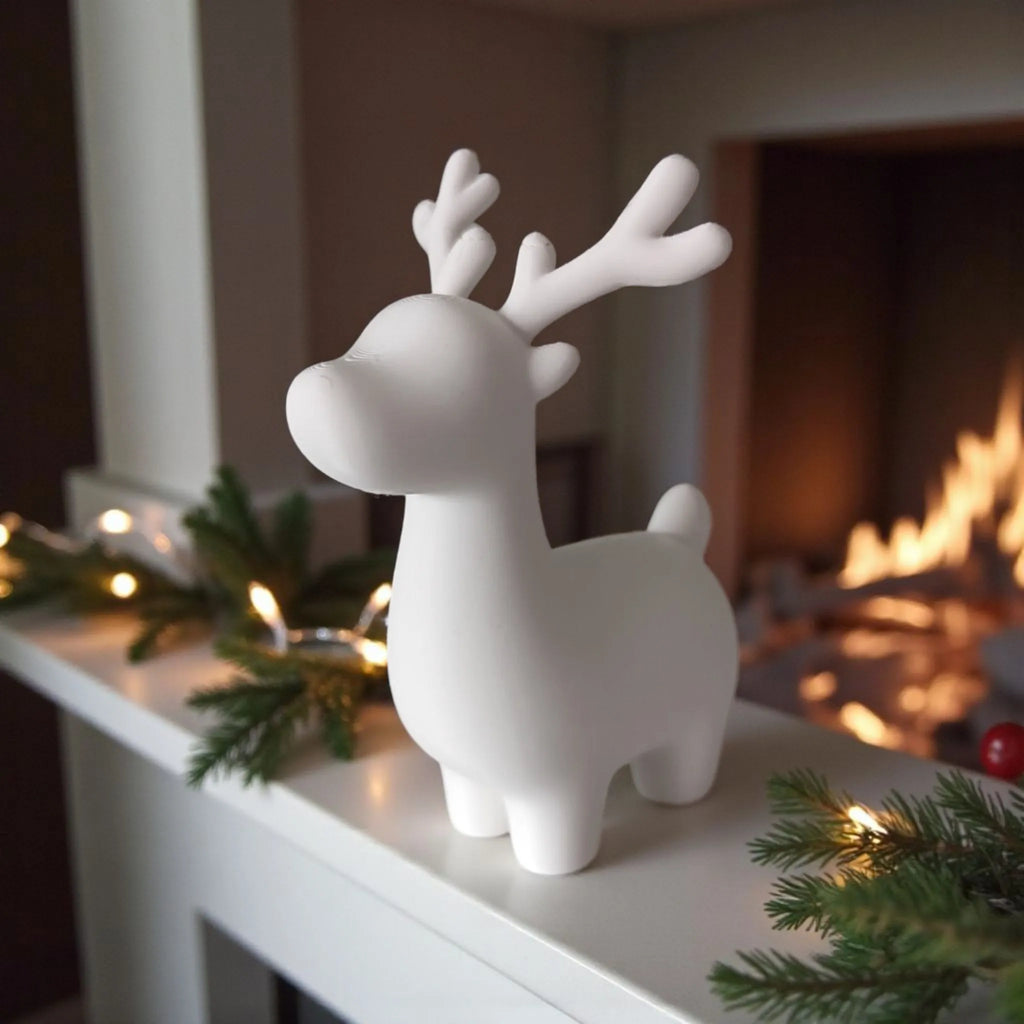 Jolie décoration de renne de Noël Épurée