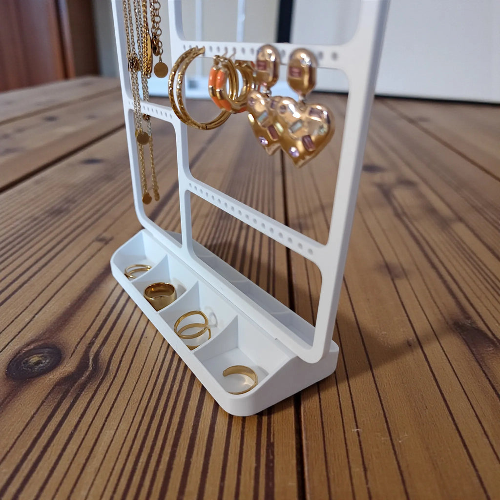 Organisateur de bijoux pour boucles d'oreilles  bagues et colliers