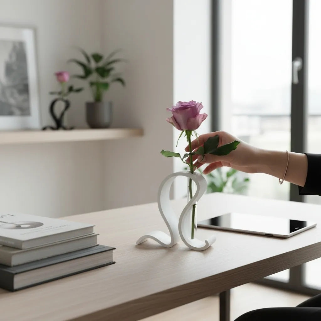 Magnifique ensemble de vases à éprouvettes  cylindre imprimable