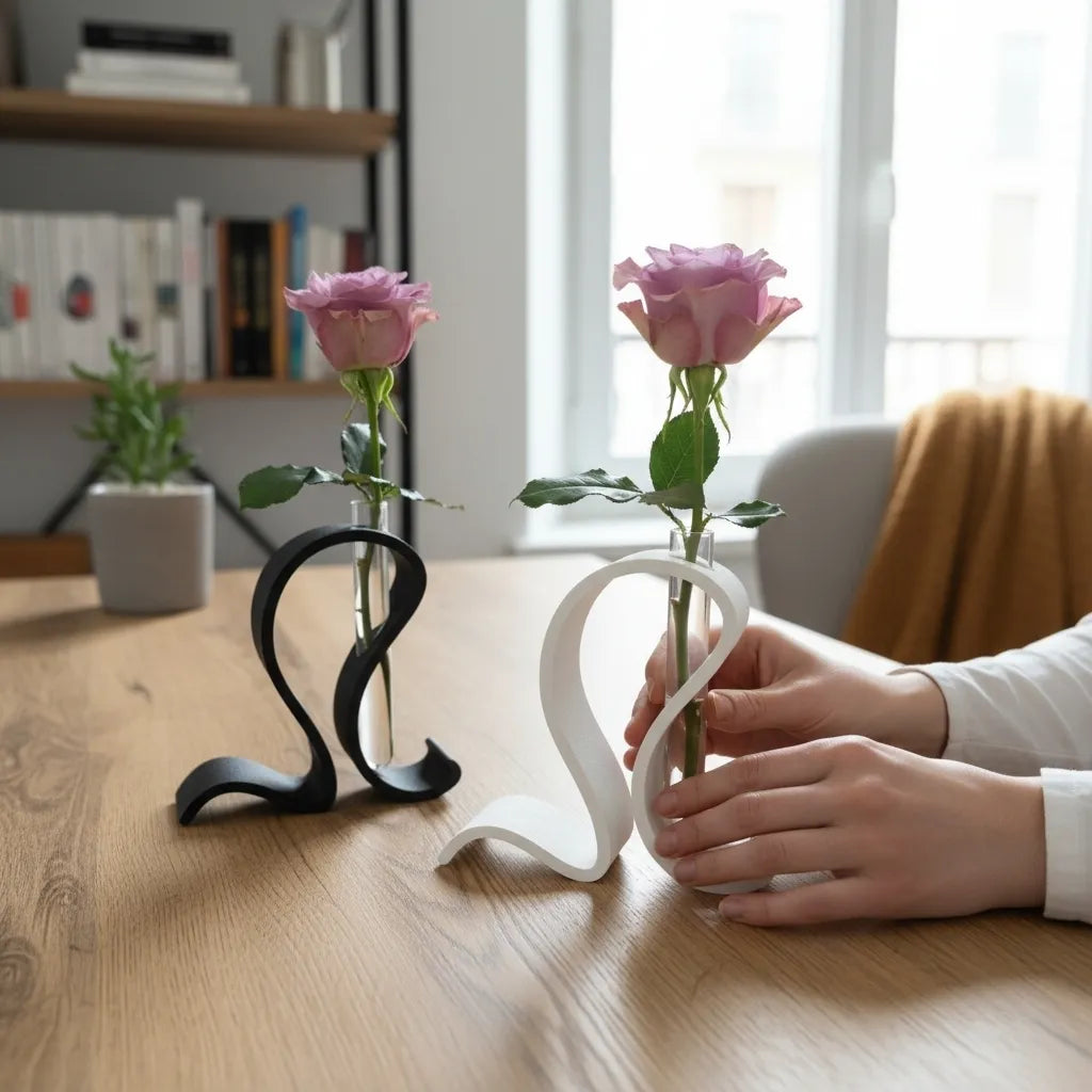 Magnifique ensemble de vases à éprouvettes  cylindre imprimable