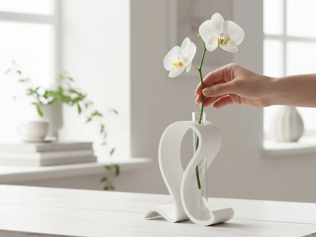 Magnifique ensemble de vases à éprouvettes  cylindre imprimable