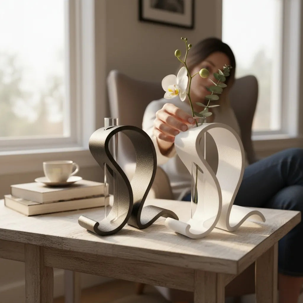 Magnifique ensemble de vases à éprouvettes  cylindre imprimable